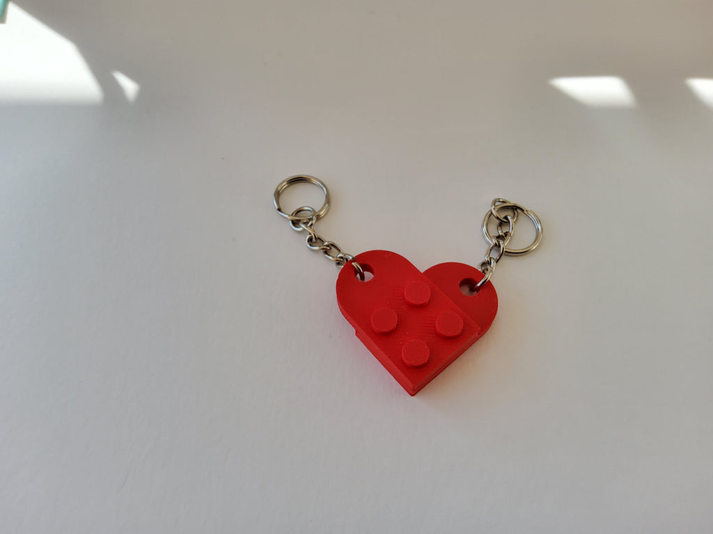 🧱 Llavero Corazón Bricks