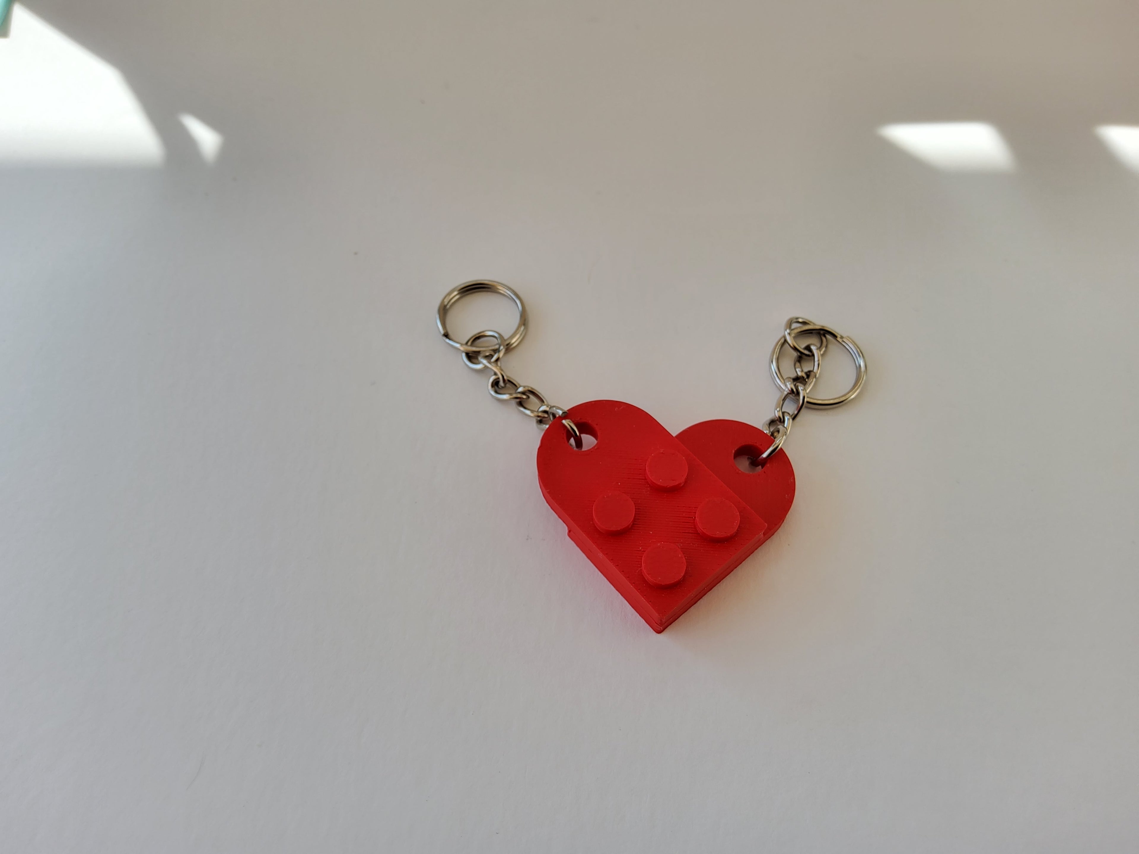 🧱 Llavero Corazón Bricks